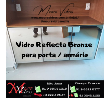 VIDRO REFLETIVO HABITAT REFLECTA PARA ARMÁRIO